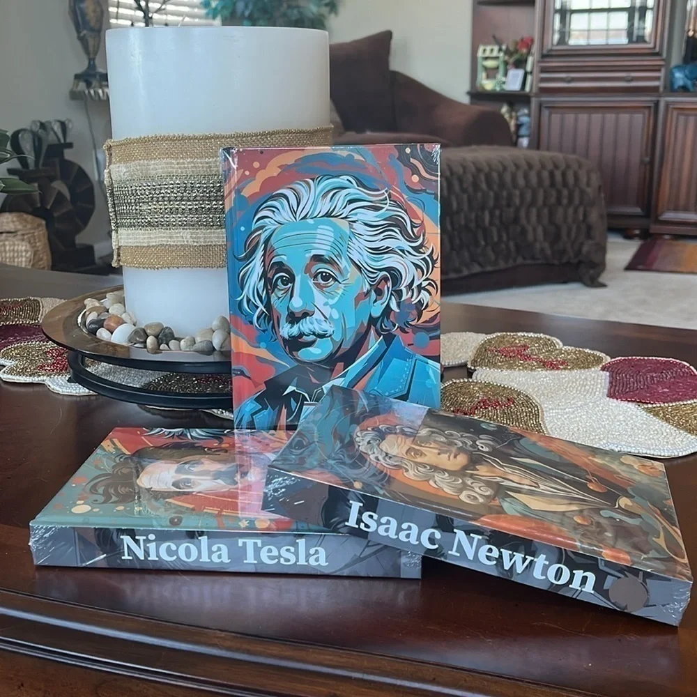 Brand New Decorative Coffee Table Books Home Decor Blank Journals Scientists